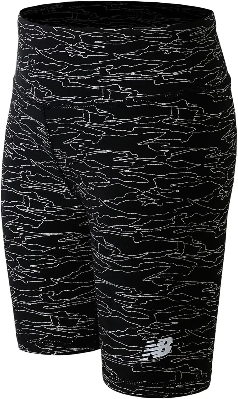New Balance Girl's Printed Performance Bike Shorts (Big Kids)