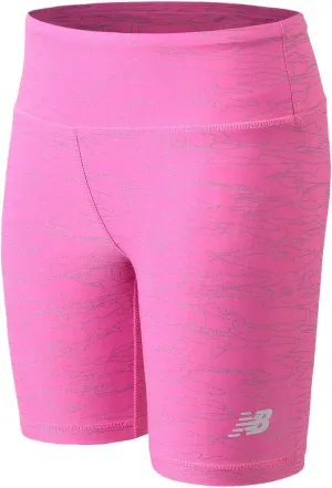 New Balance Girl's Printed Performance Bike Shorts (Big Kids)