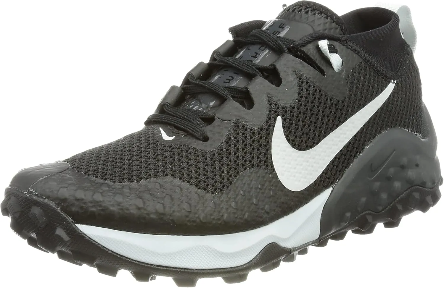 NIKE WMNS Wildhorse 7 Women's Trail Running Shoe, Black Pure Platinum Anthracite, 11