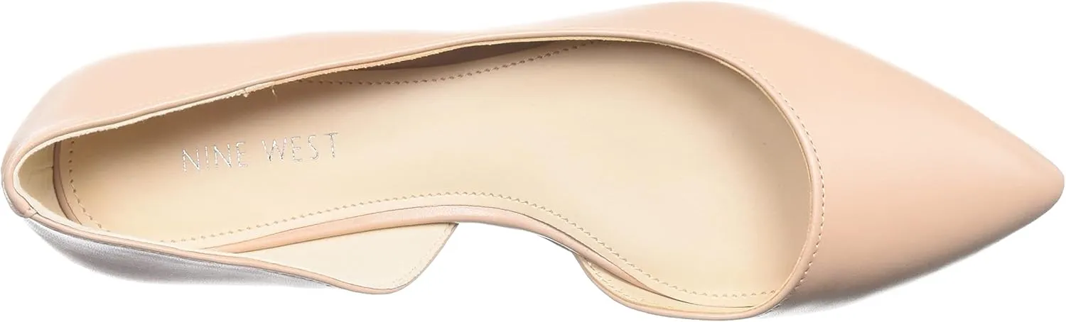 Nine West Women's Saige Dorsay Pointy Toe Slip On Flats
