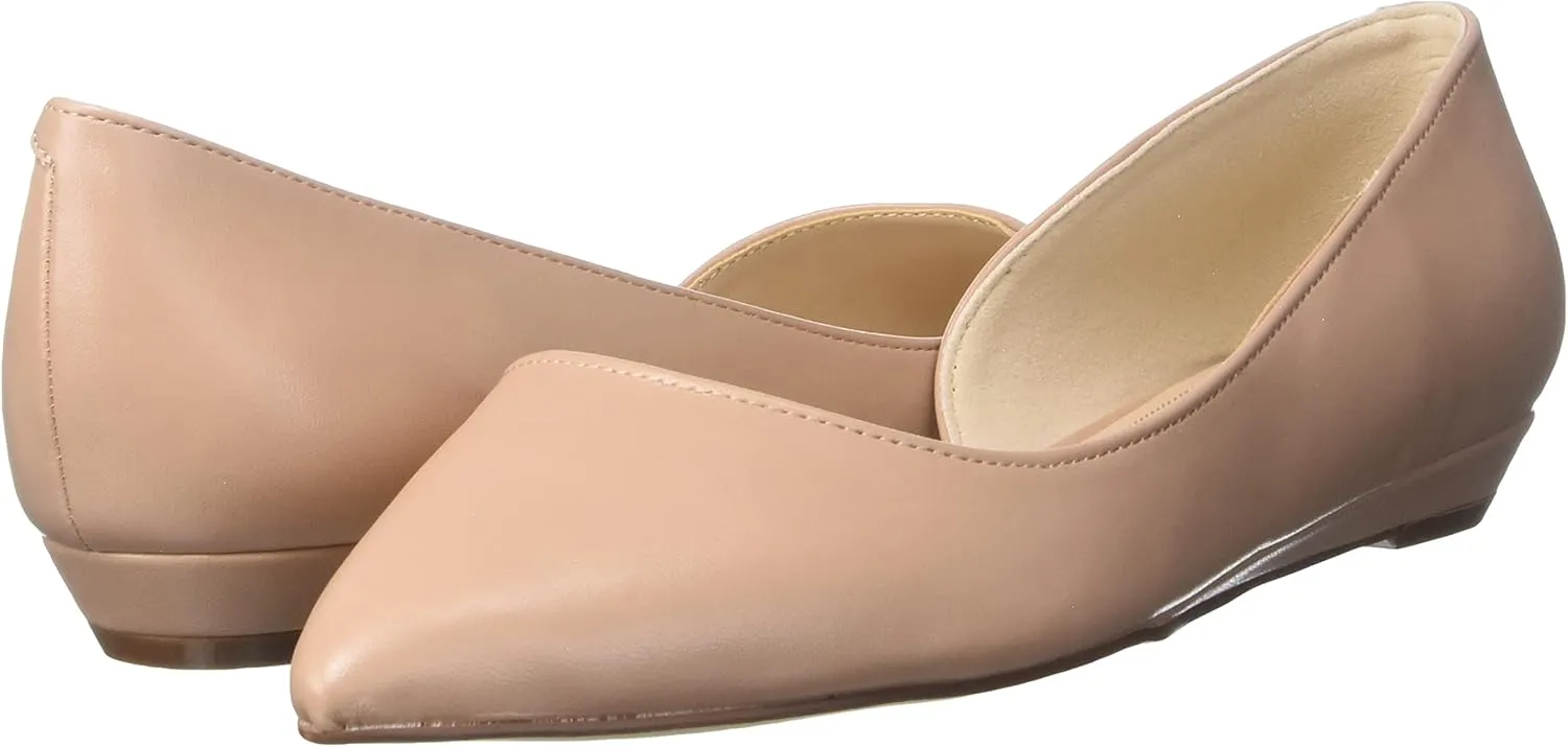 Nine West Women's Saige Dorsay Pointy Toe Slip On Flats