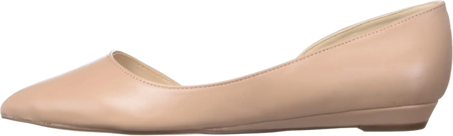 Nine West Women's Saige Dorsay Pointy Toe Slip On Flats