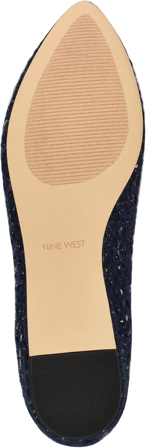 Nine West Women's Speakup Pointy Toe Slip-On Ballet Flat