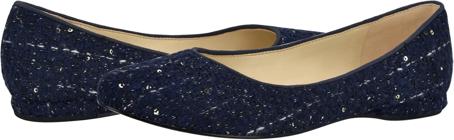 Nine West Women's Speakup Pointy Toe Slip-On Ballet Flat
