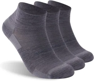No Show Athletic Socks, ZEALWOOD Unisex Merino Wool Ultra-Light Running Tennis Golf Socks,1/3 Pairs
