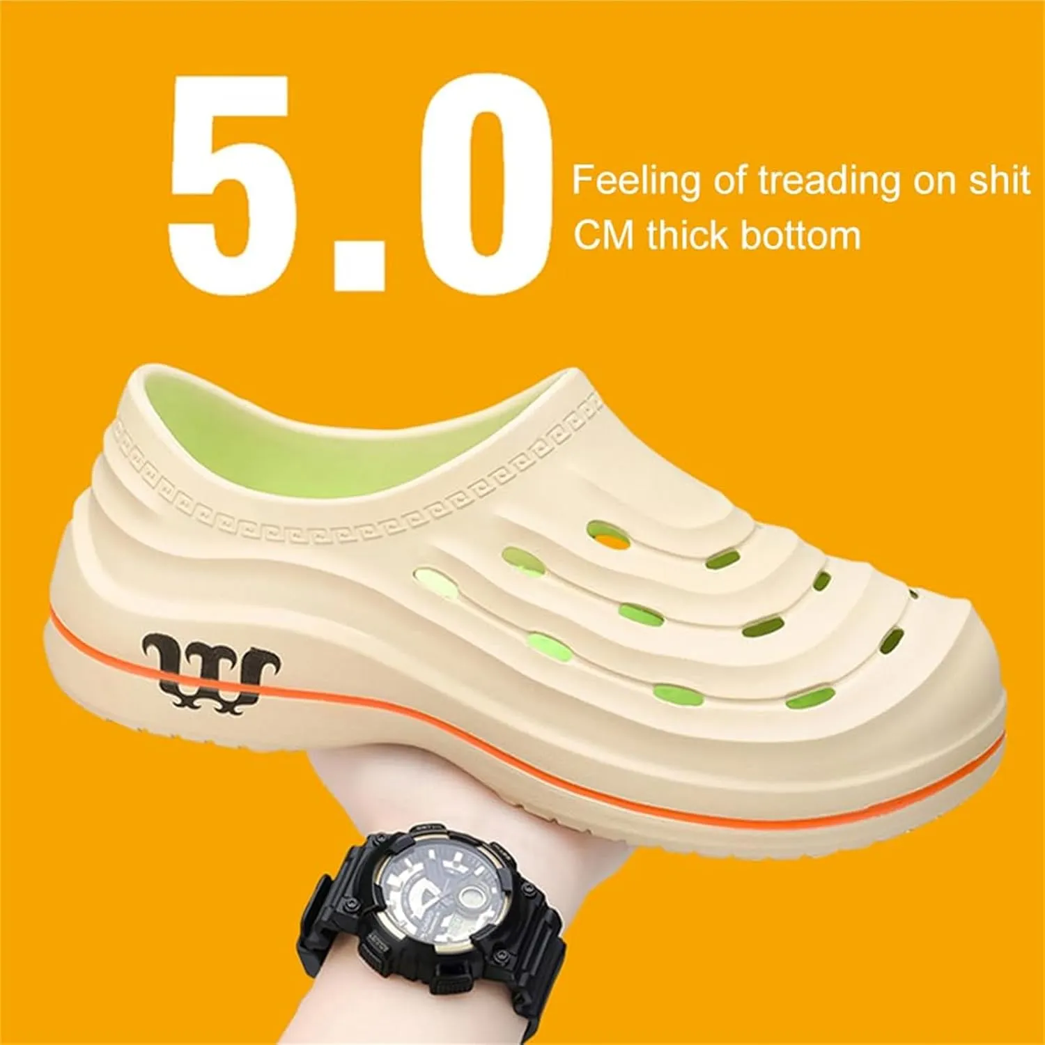 Non Slip Work Shoes Women Armadillo Shoe for Women Armadillo Clogs for Nurses Slip Resistant Shoe Lightweight Comfortable Restaurant Food Service Footwear Unisex Waterproof Garden Sneaker Soft Outdoor