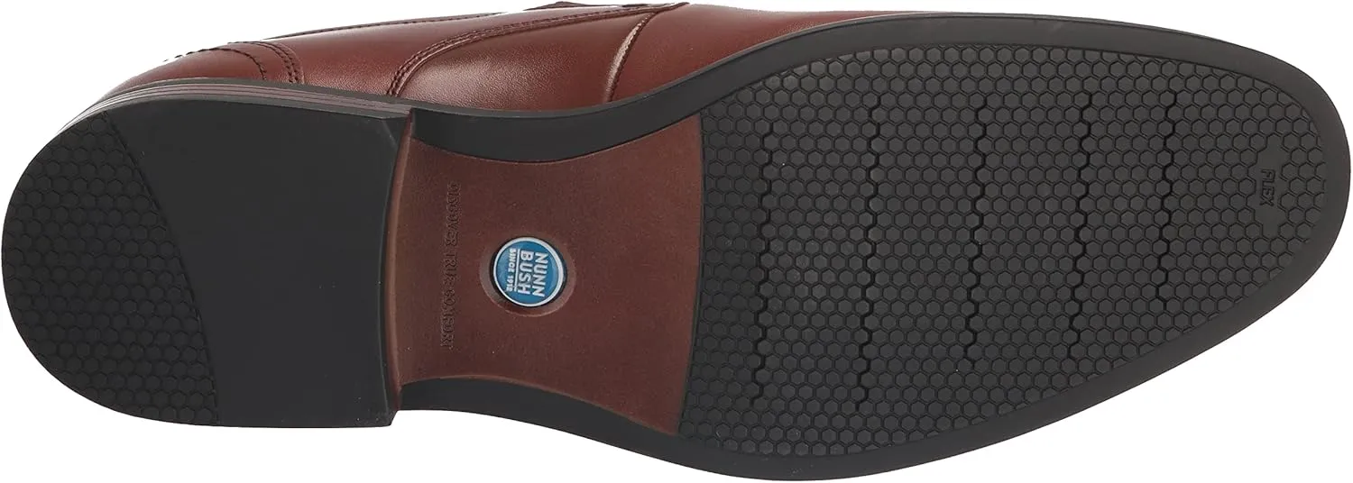 Nunn Bush Men's Centro Flex Moccasin Toe Slip on Venetian Loafer