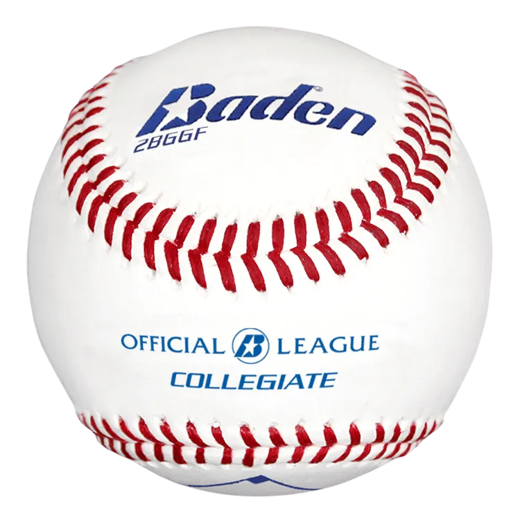 Official League Collegiate Flat Seam Baseballs-1 dozen