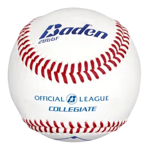 Official League Collegiate Flat Seam Baseballs-1 dozen