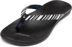 OLUKAI Ho'opio Women's Beach Sandals, Quick-Dry Flip-Flop Slides, Clean & Minimal Aesthetic, Water Resistant & Enhanced Traction, All-Day Comfort