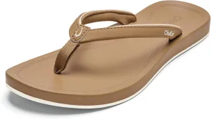 OLUKAI Uiki Women's Beach Sandal, Quick-Dry Flip-Flop Slides, Water Resistant, Wet Grip Soles & Compression Molded Footbed