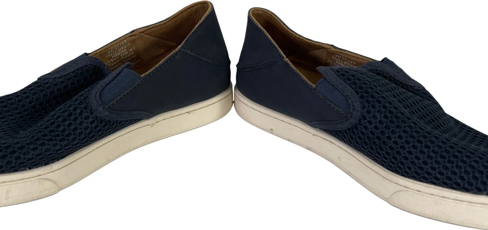 Olukai Women’s Blue Dede Pehuea Slip On Casual Loafer Shoes - 8.5
