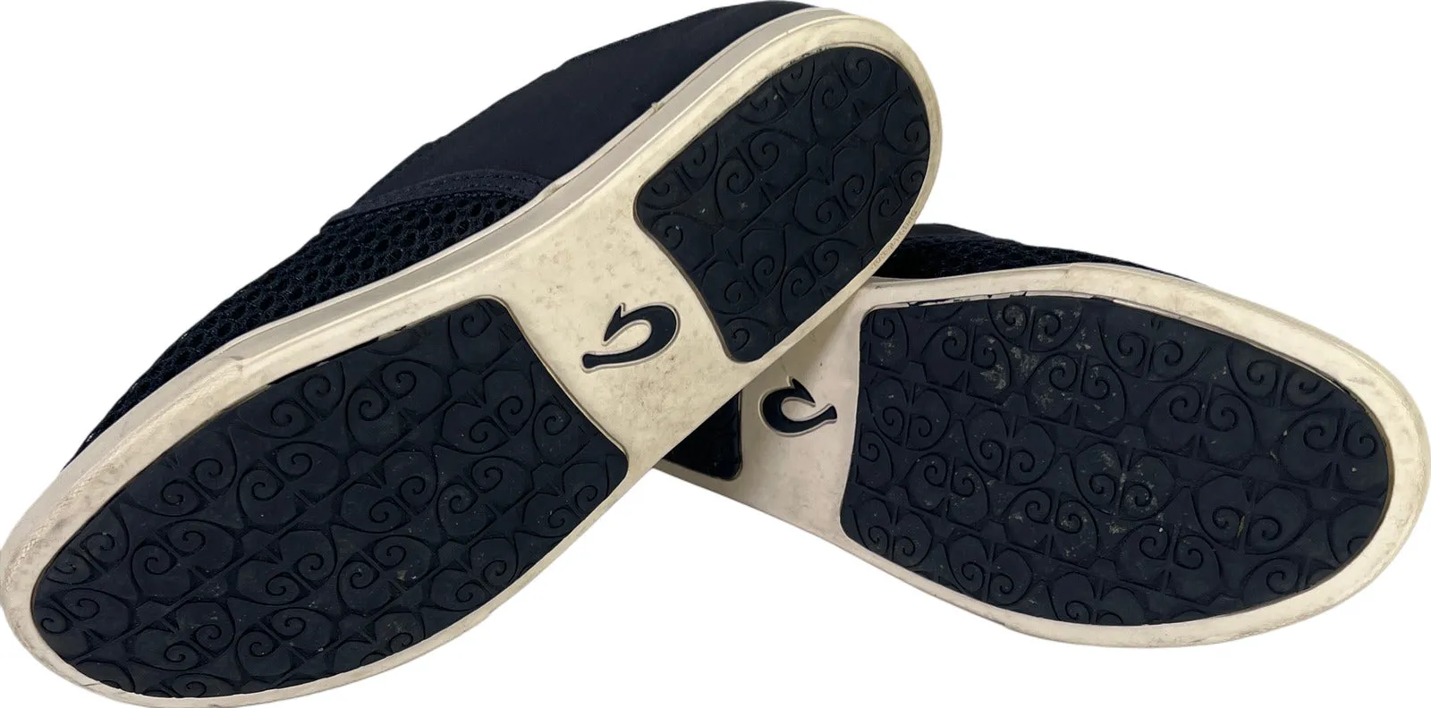 Olukai Women’s Blue Dede Pehuea Slip On Casual Loafer Shoes - 8.5