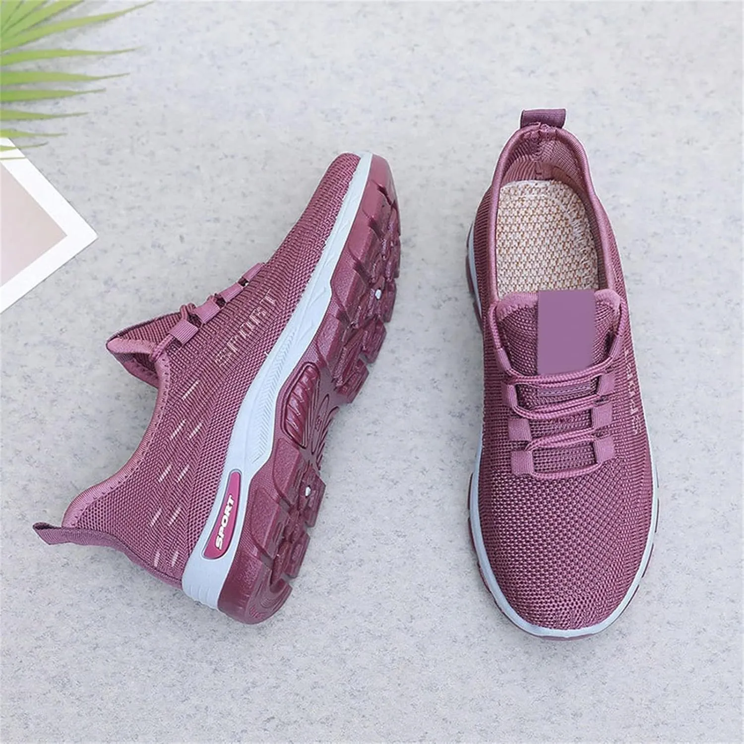Ortho Shoes for Women Men Knitted Mesh Breathable Orthopedic Sneaker,Non Slip&Arch Support Soft-Soled Tennis Athletic Hiking Shoe,Lightweight Plantar Fasciitis Neuropathy Sneakers with Wide Toe Box