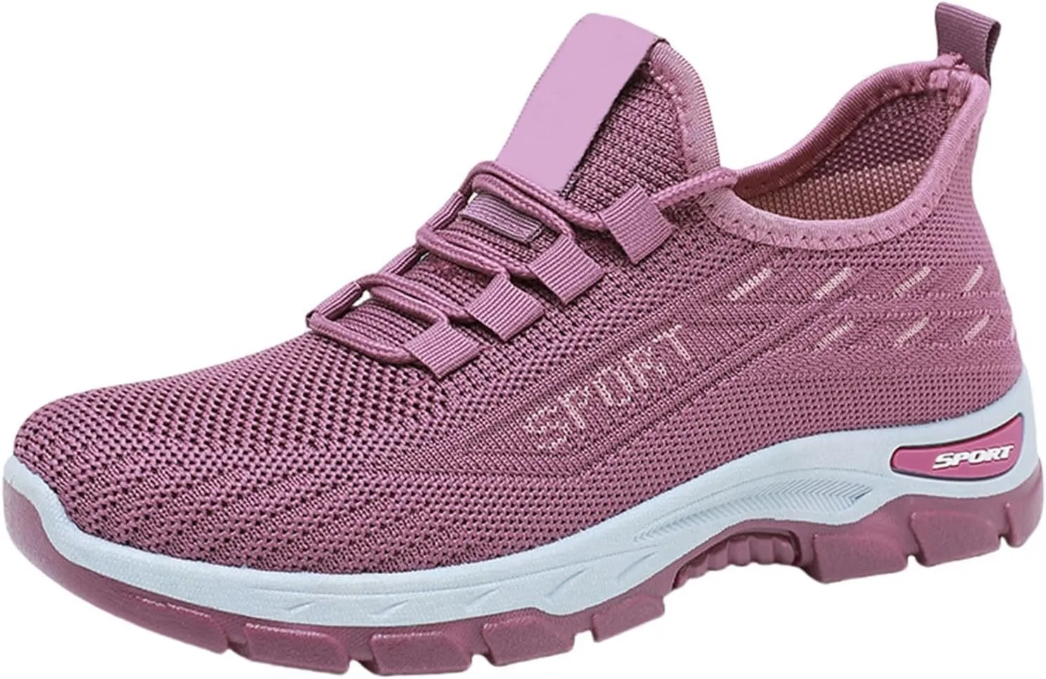 Ortho Shoes for Women Men Knitted Mesh Breathable Orthopedic Sneaker,Non Slip&Arch Support Soft-Soled Tennis Athletic Hiking Shoe,Lightweight Plantar Fasciitis Neuropathy Sneakers with Wide Toe Box