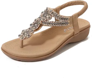 Ortho Walking Sandals for Elderly Women Womens Comfortable Orthopedic Sandals Black Wedges for Women Dressy Comfort Comfortable Flats with Arch Support White Block Heels Hippie Sandals for Women