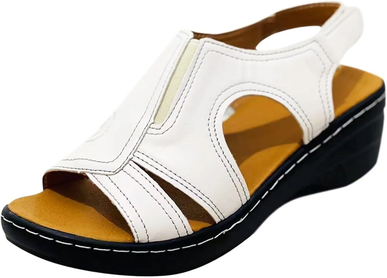 Orthopedic Sandals for Men Beach Black Wedge Thong Sandals for Women Dressy Wedge Sandals for Women Sexy Sandals for Walking All Day Women Platform Sandals for Women Black Block Heels for Women