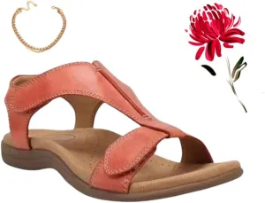 Orthowalkway Womens Sandals, Orthowalkway Shoes, 2025 New Comfortable Summer Sandals, Womens Comfy Orthotic Sandals, Women Casual Beach Sandal