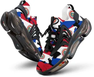 Paraguay Flag Crocodile Alligator Mens Running Shoes Breathable Sneakers Non-Slip Sports Walking Shoe