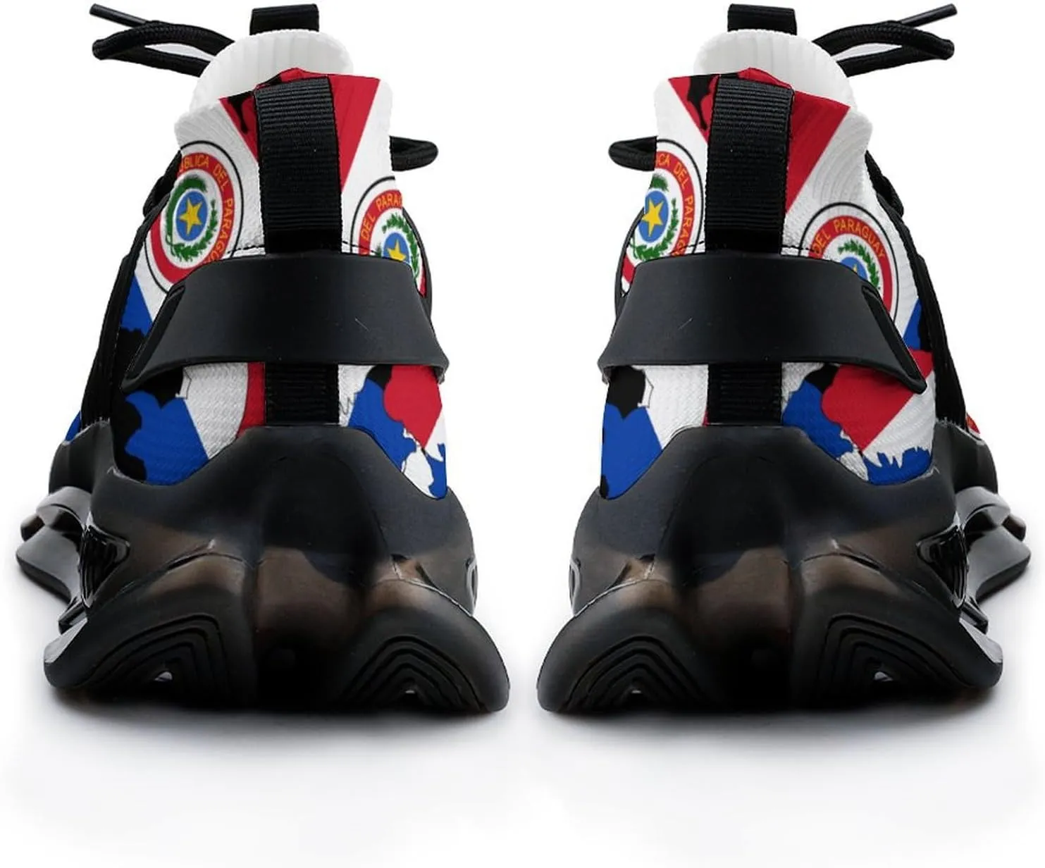 Paraguay Flag Crocodile Alligator Mens Running Shoes Breathable Sneakers Non-Slip Sports Walking Shoe