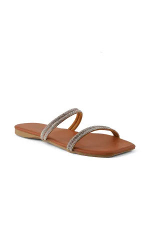 Party Wear Slip On I38433-Brown