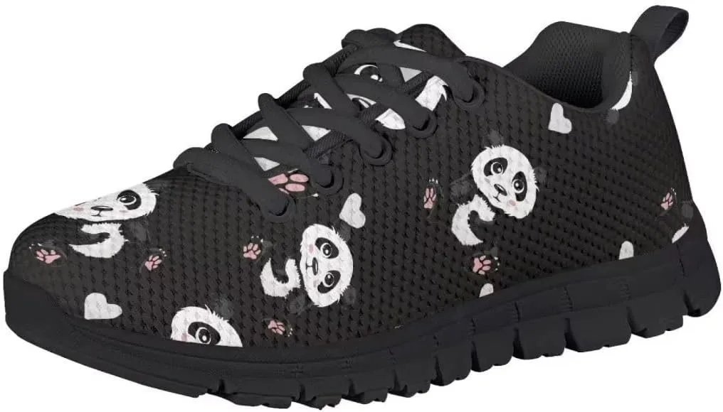 PinUp Angel Girls Lace Up Tennis Shoes Lightweight Mesh Breathable Adorable Running Sneakers Walking Shoes for Kid