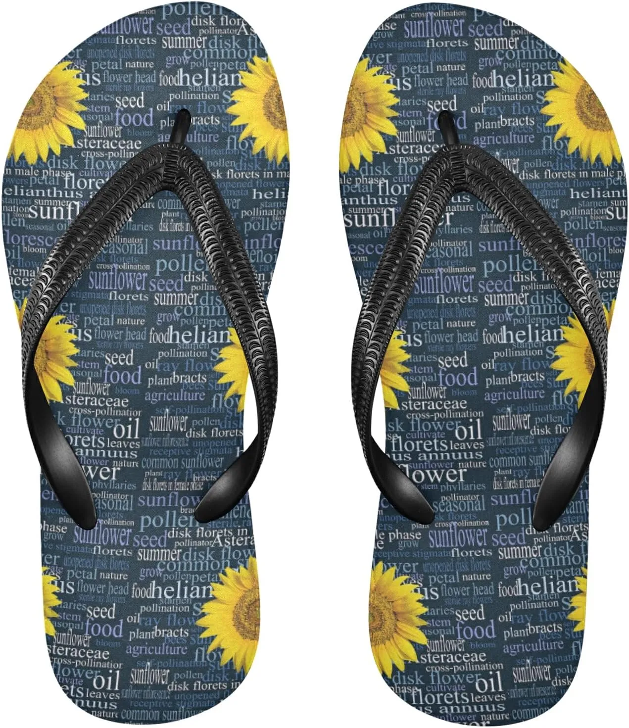 Poeticcity Flip Sandal Men Women Flip Flops for Hotel Spa Home Slippers Bedroom Travel S-XXL