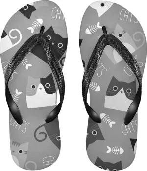 Poeticcity Flip Sandal Men Women Flip Flops for Hotel Spa Home Slippers Bedroom Travel S-XXL