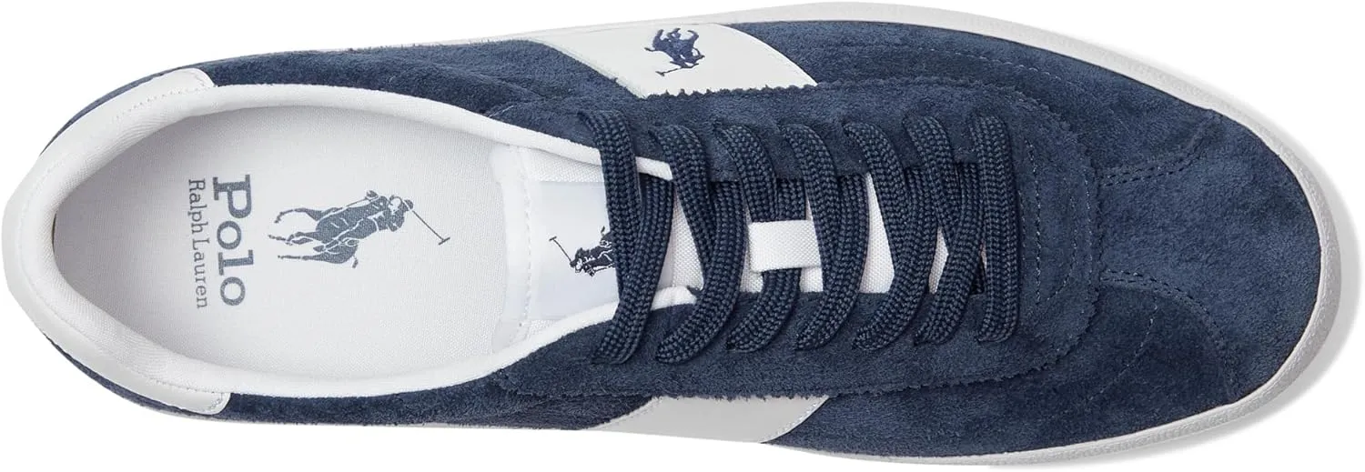 POLO RALPH LAUREN Men's Court Vulc Leather-Suede Sneaker