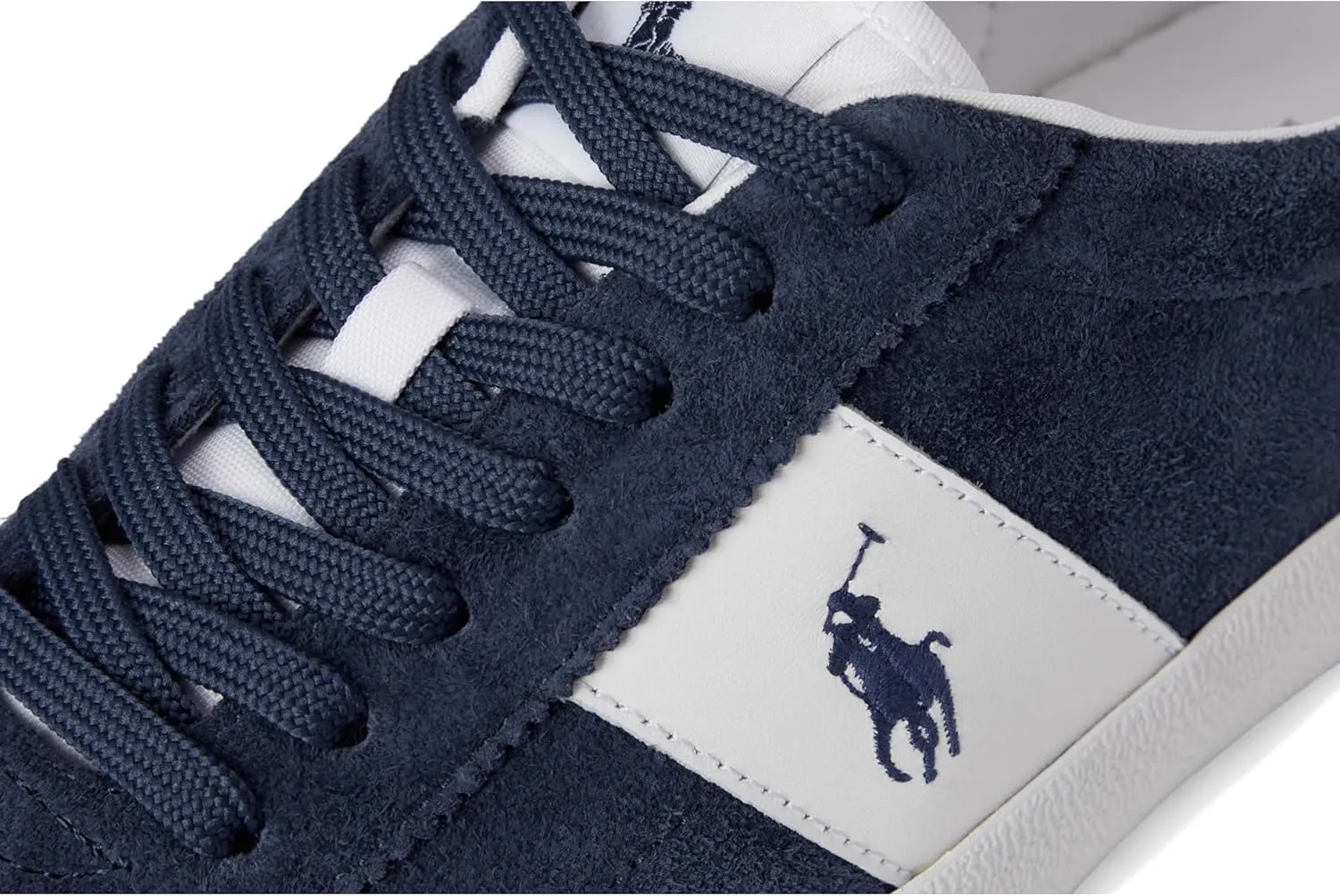 POLO RALPH LAUREN Men's Court Vulc Leather-Suede Sneaker