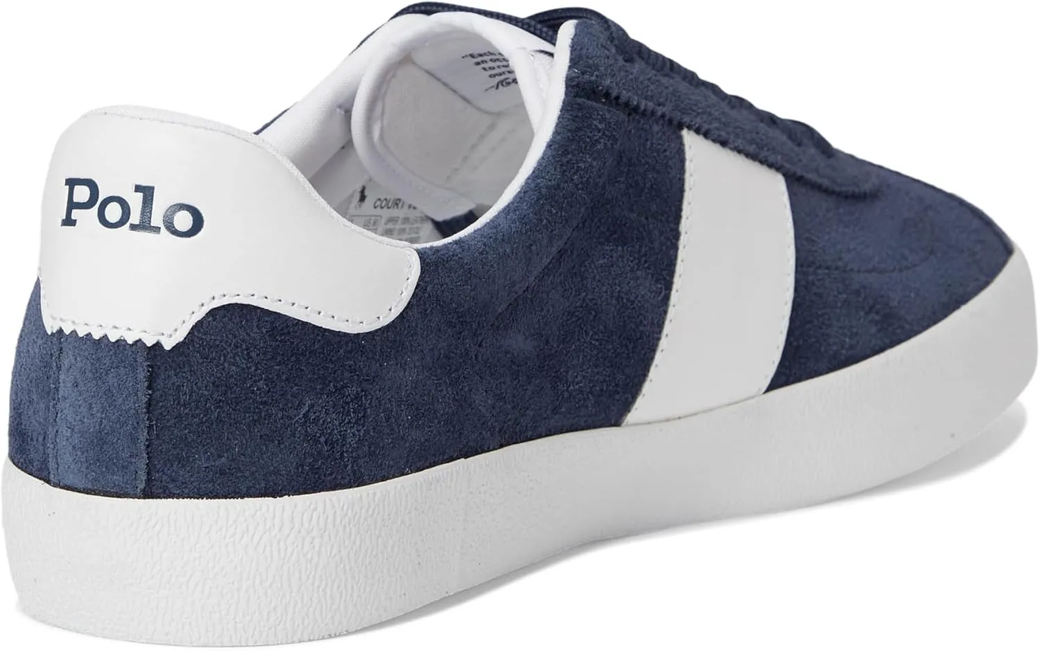 POLO RALPH LAUREN Men's Court Vulc Leather-Suede Sneaker