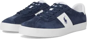POLO RALPH LAUREN Men's Court Vulc Leather-Suede Sneaker