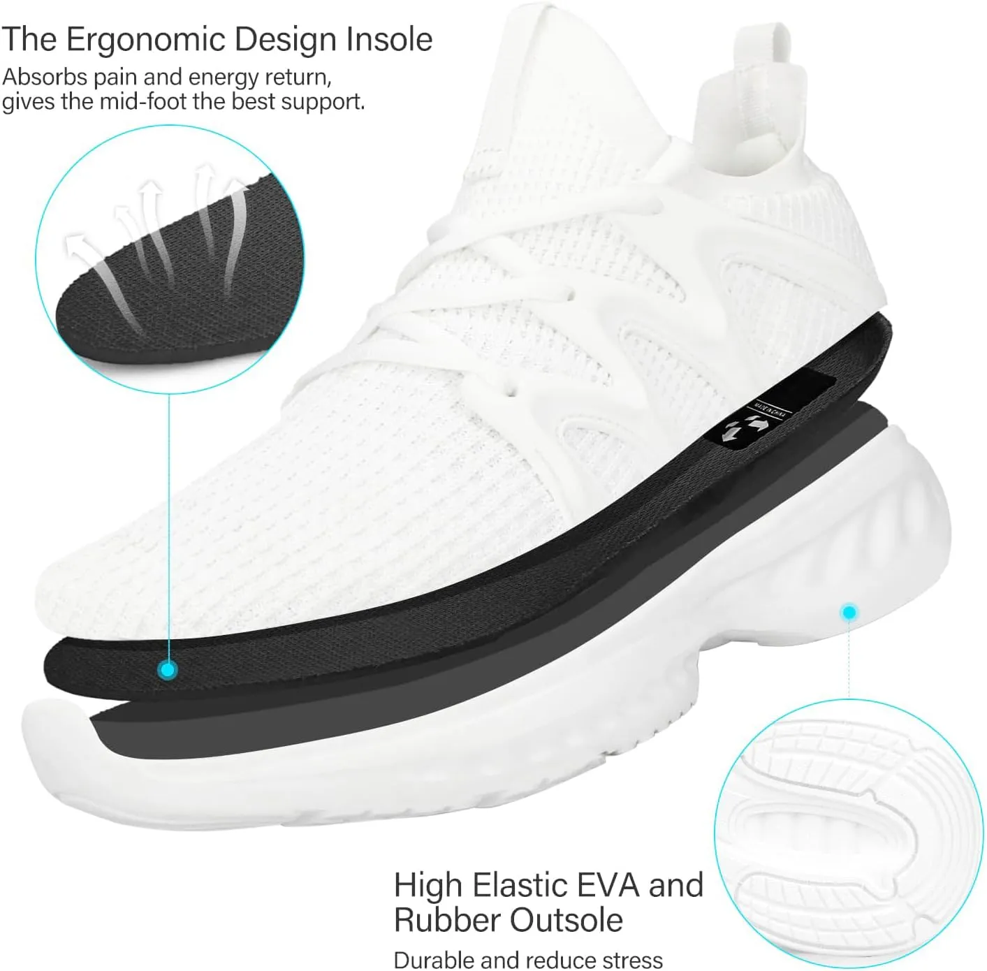 Pujcs Women Shoes Lightweight Tennis Shoes Non Slip Gym Workout Shoes Breathable Mesh Walking Womens Sneakers