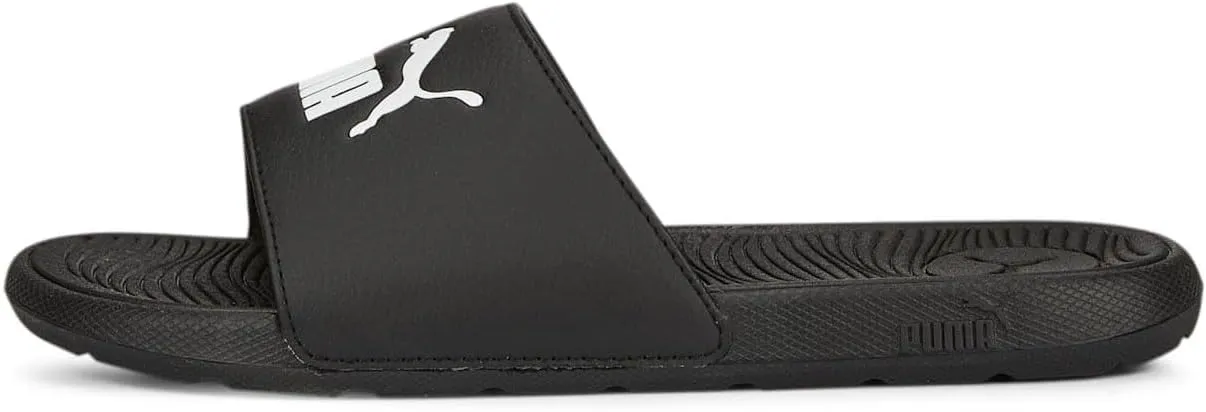 PUMA Cool Cat (Big Kid) Black White 4 Big Kid M