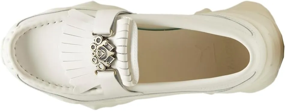 PUMA Mens Palomo Nitefox Loafer Slip On Moc Toe Dress Dress Shoes - White