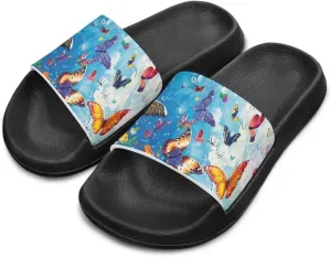 Quick-Dry EVA Kids Sandals Non-Slip Lightweight Slides for Bathroom Pool & Outdoor Play for Little/Big Kids Size 11-3