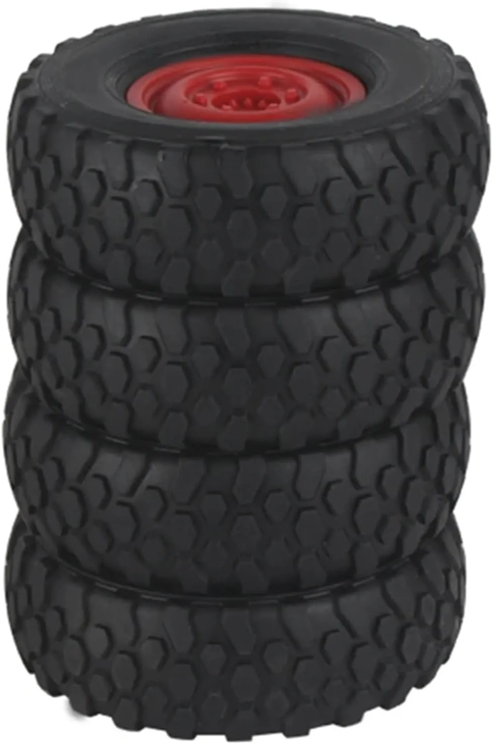 RC Wheel Tire Compatible with LDRC LD1801 LD1802 LD1803 A01 A02 A86 A86P RC Car Upgrade Parts Accessories 4Pcs Soft Tire Wheel RC Car Tires