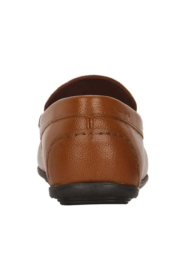 RedTape Men Black Slip On Shoes