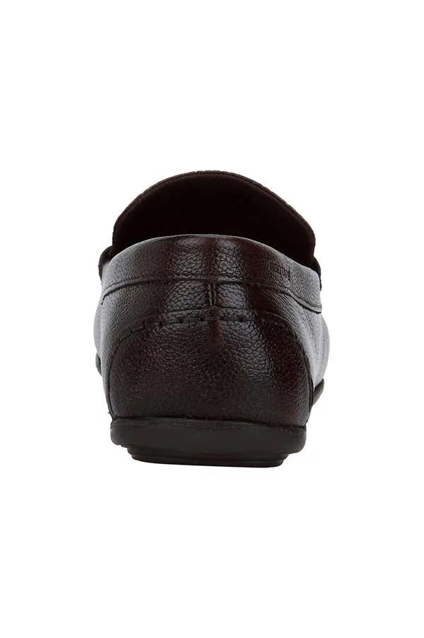 RedTape Men Black Slip On Shoes