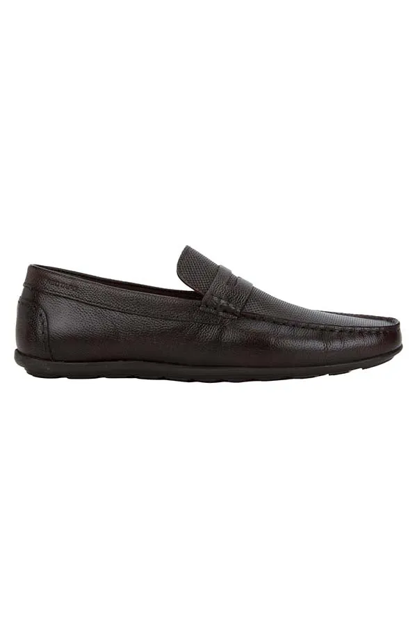 RedTape Men Black Slip On Shoes