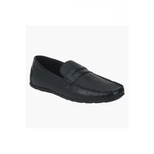RedTape Men Black Slip On Shoes