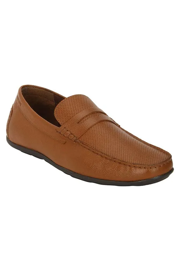 RedTape Men Black Slip On Shoes