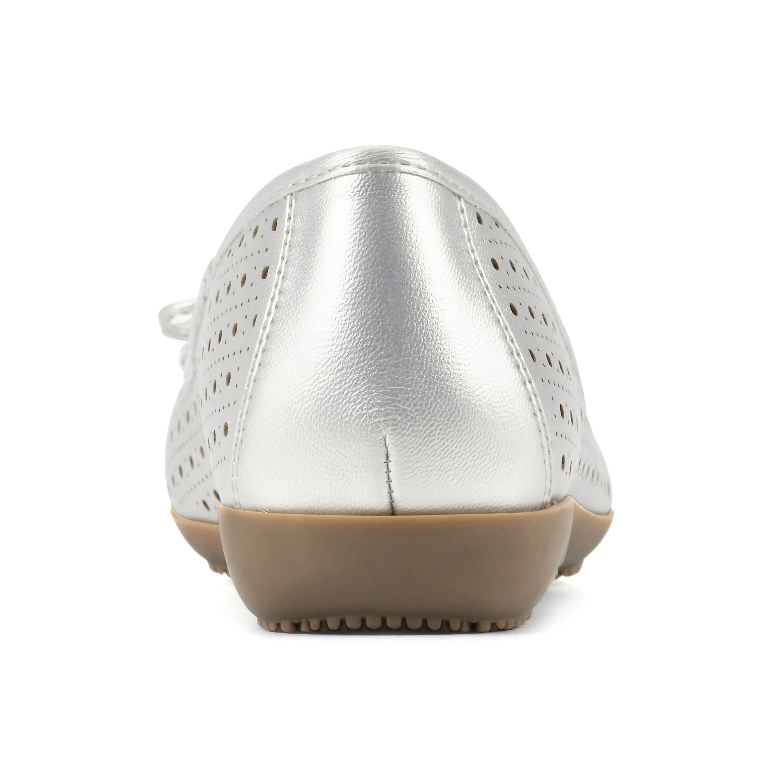 Reduced prices By Top choice Ballet Platino/Metallic/Smooth Slip-On Cliffs Flat Mountain Cheryl White