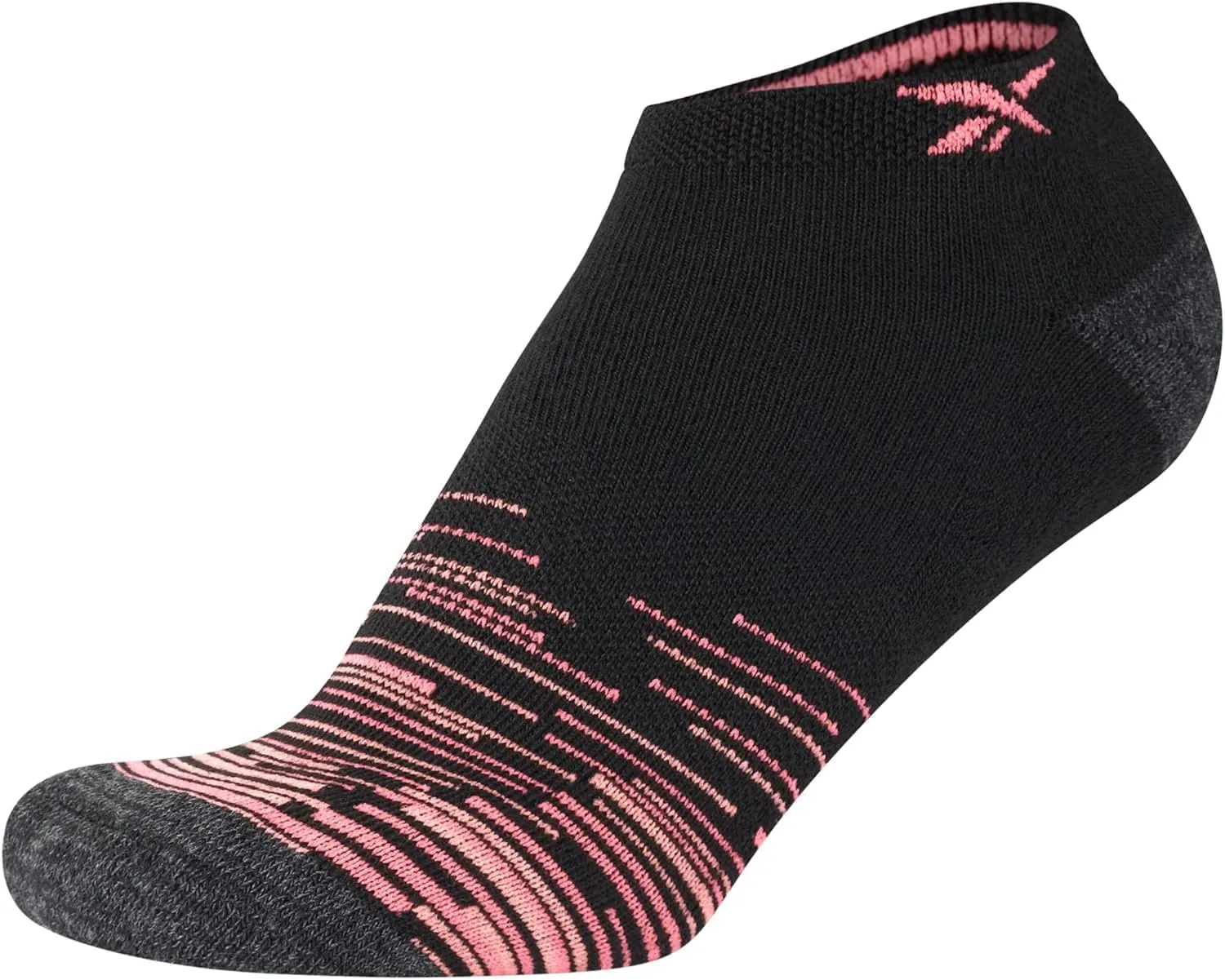 Reebok Womens Low Cut Socks - 6 Pack Cushioned Performance Stretch Moisture Wicking Athletic No Show Socks for Women (4-10)
