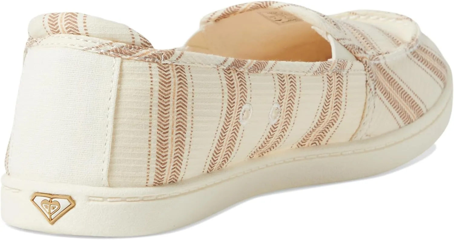Roxy Women's Minnow Slip on Sneaker Shoe Loafer Flat
