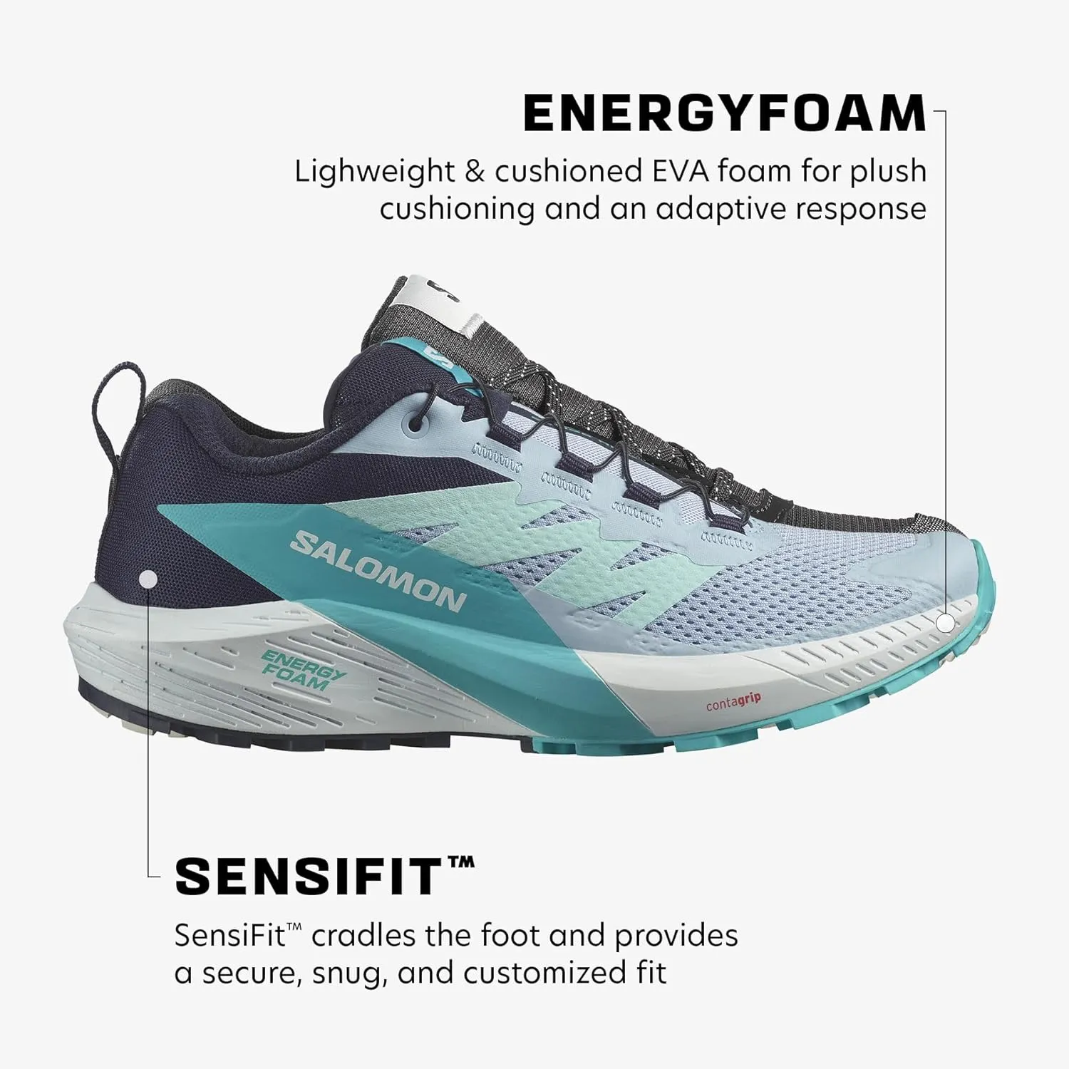 Salomon Women's Sense Ride 5 Hiking Shoe