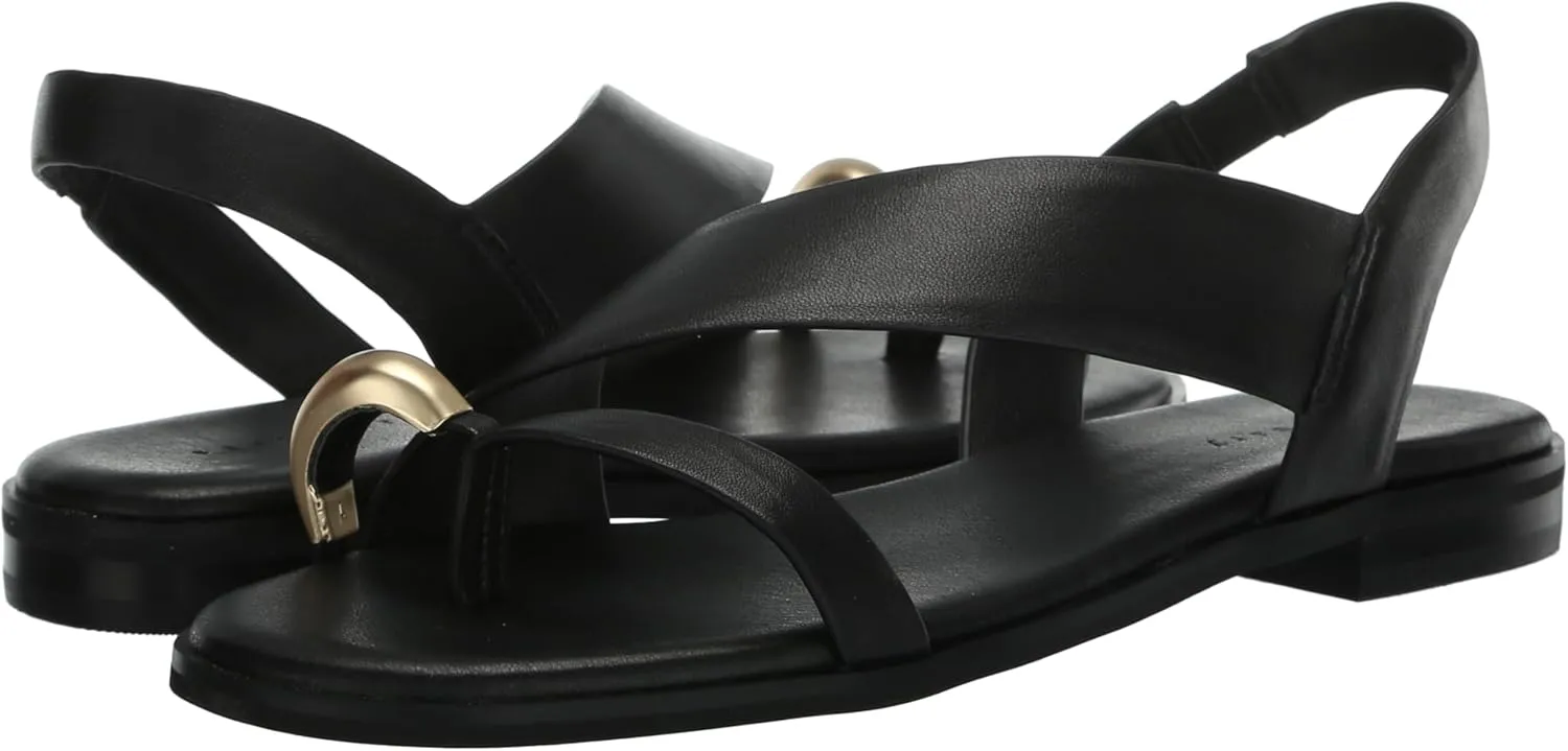 Sanctuary Women's Suave Ring Sandal-Open Toe Slip-On, Comfortable Cushioned Footbed, Stylish Casual Summer Footwear