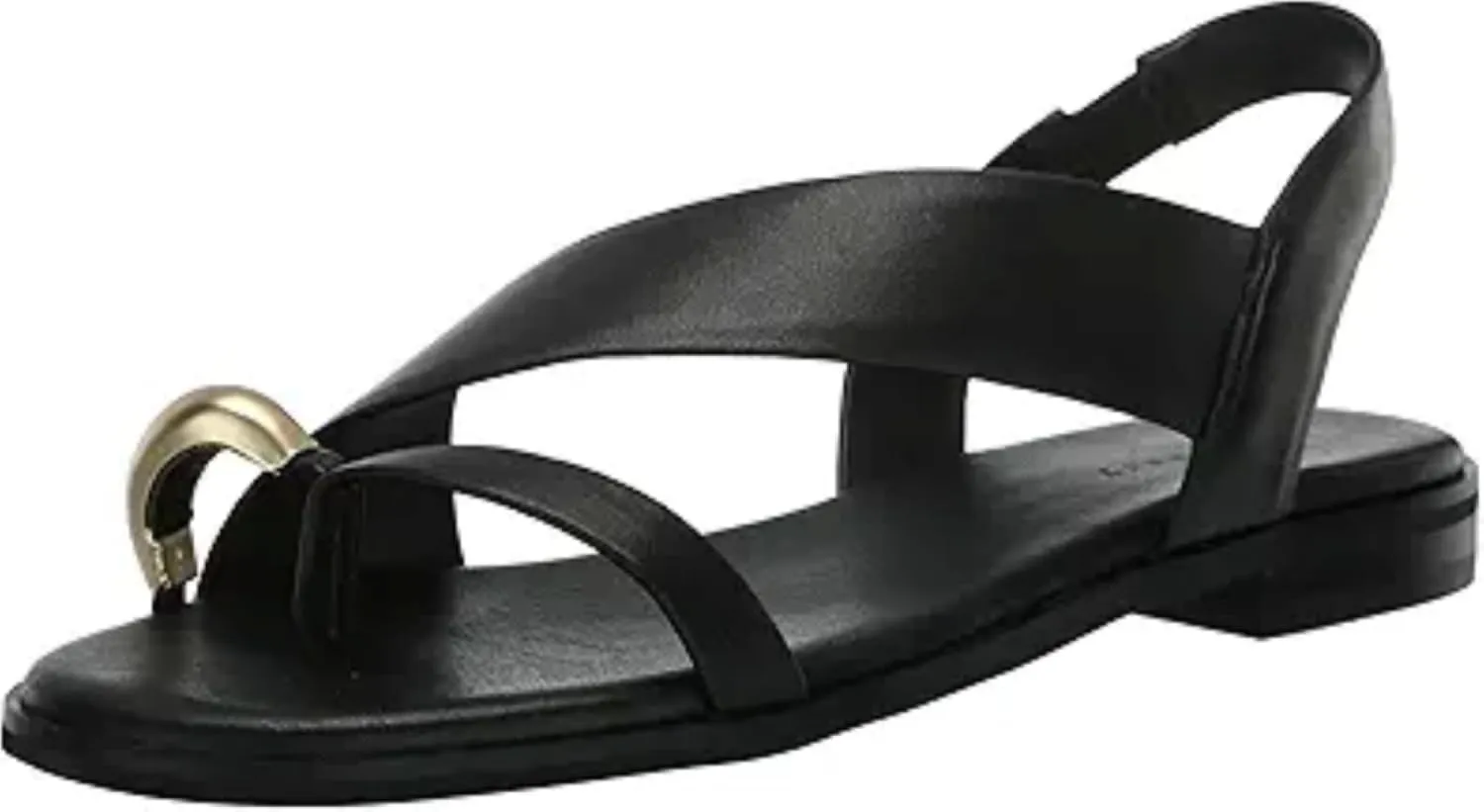Sanctuary Women's Suave Ring Sandal-Open Toe Slip-On, Comfortable Cushioned Footbed, Stylish Casual Summer Footwear