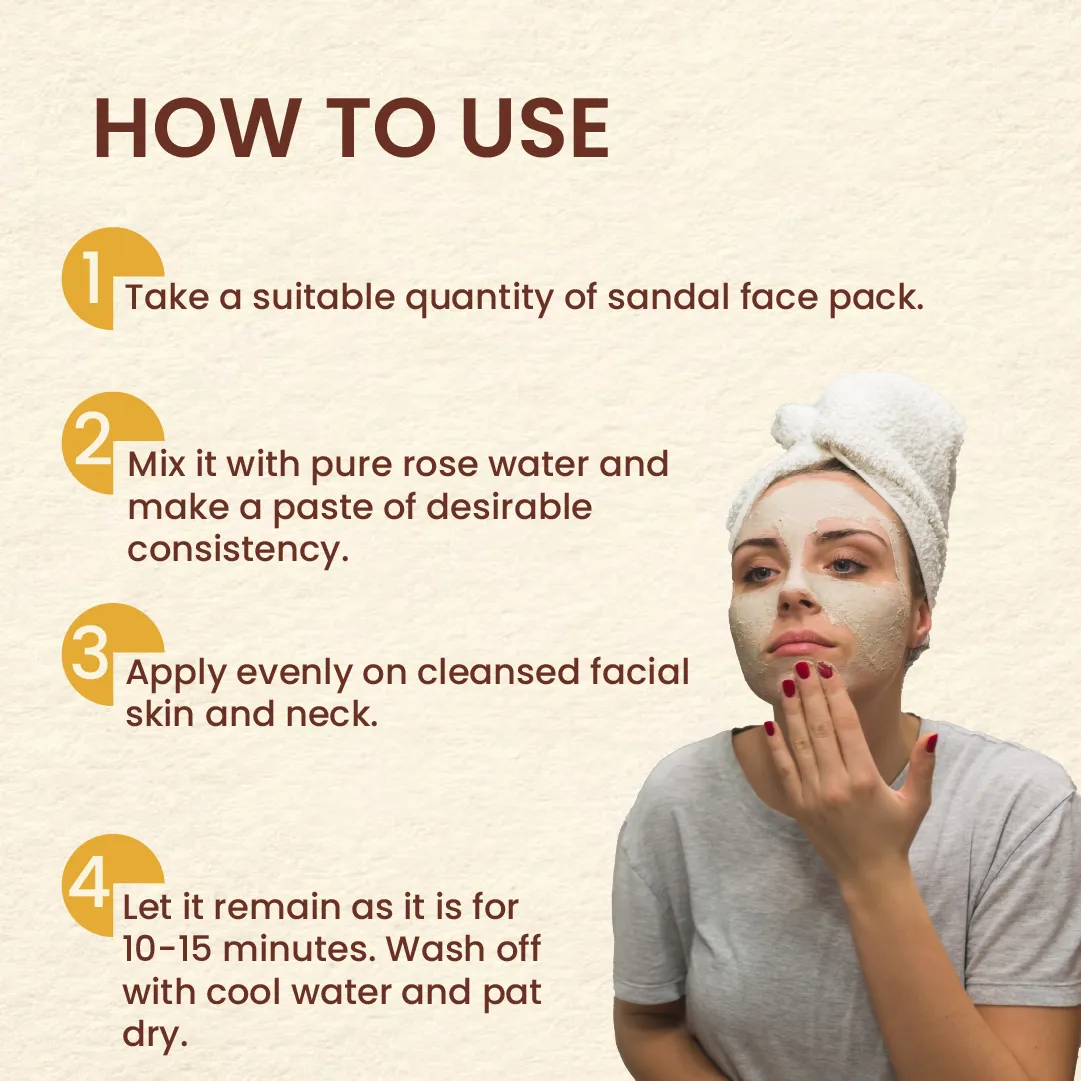 Sandal Dry Face Pack