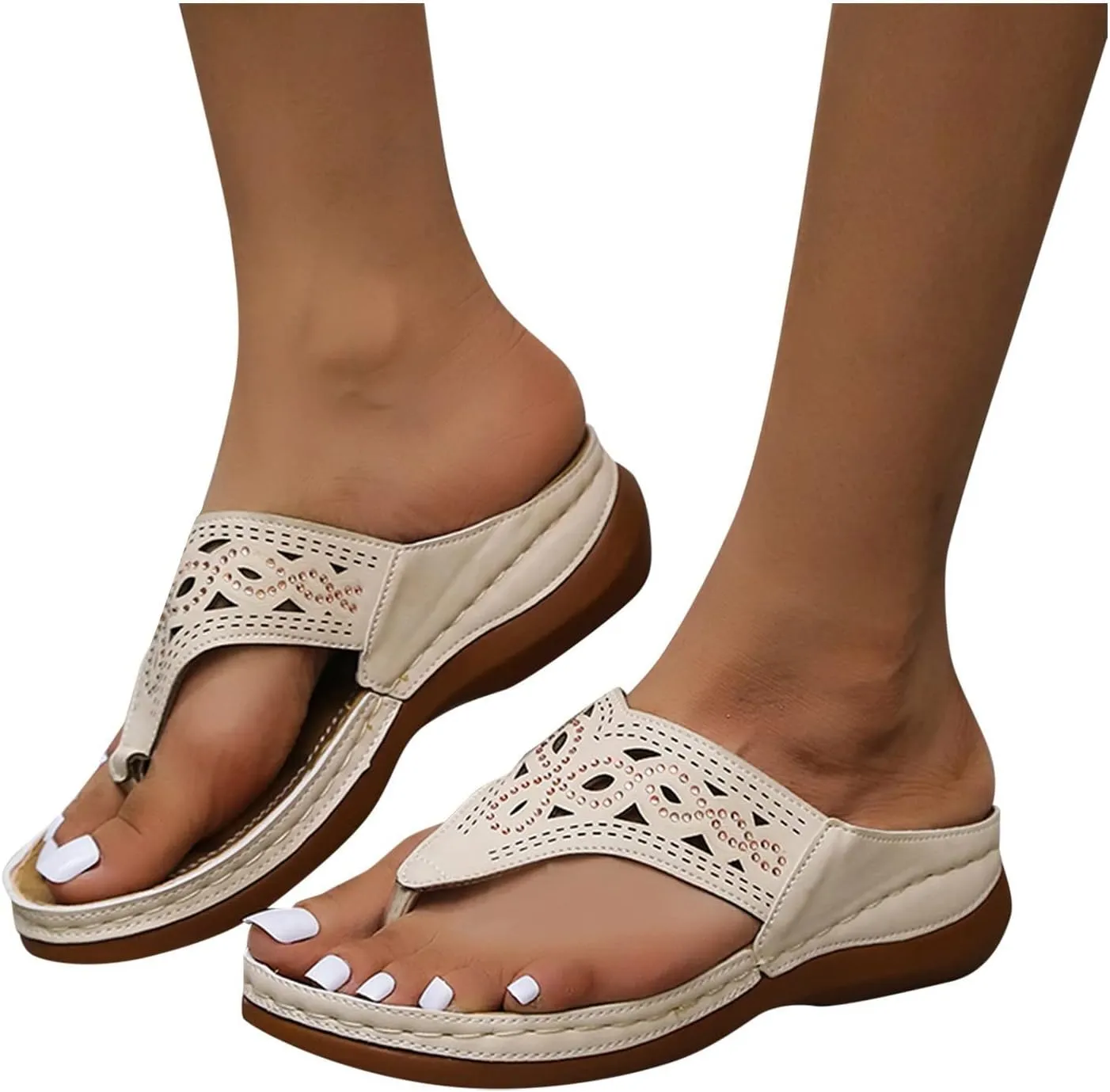 Sandals Women Orthopedic Wide Toe Box Shoes Women Mens Orthopedic Slides Plantar Gold Flat Sandals for Women Dressy Plantar Fasciitis Shoe Arch Support Platform Sandals Women Heel